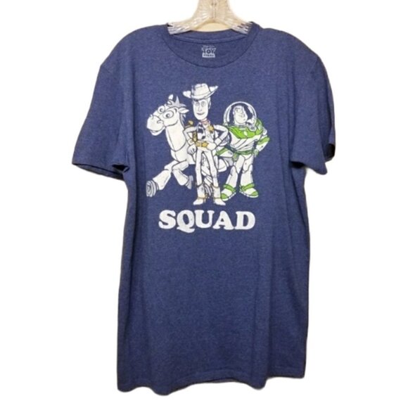 Toy Story Other - Toy Story | Men's Blue "Toy Story" Squad Graphic T-Shirt (Size Large)